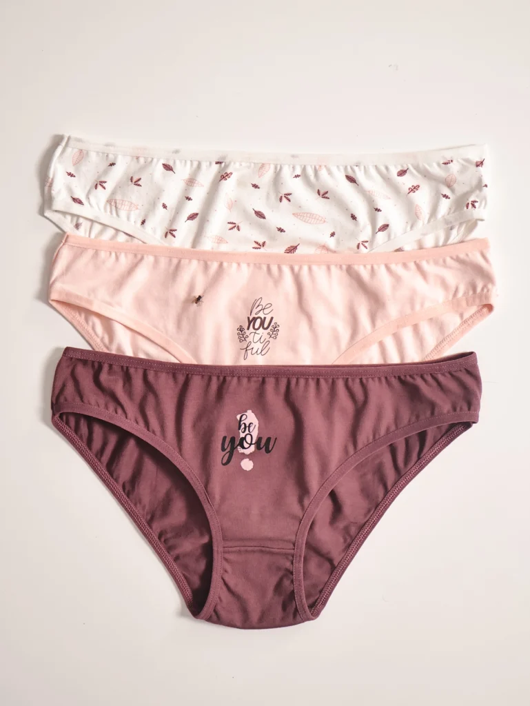 Pack 3 culottes 100% coton taille normale