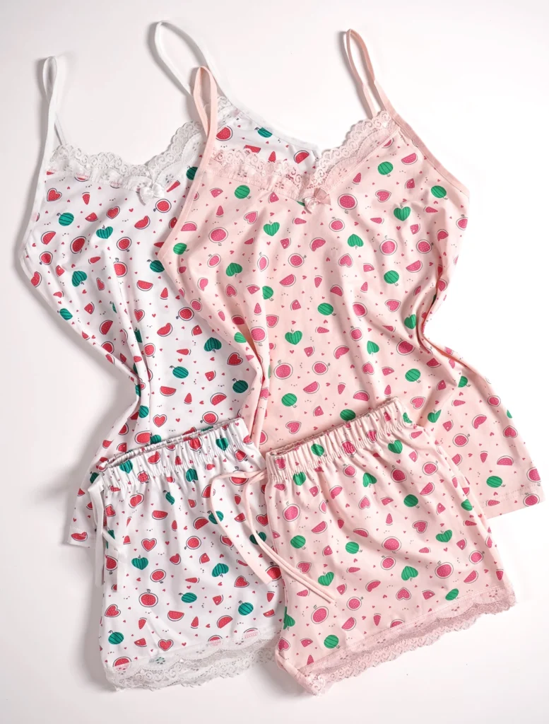 Pack Duo Pyjamas 100% coton Fruity Summer