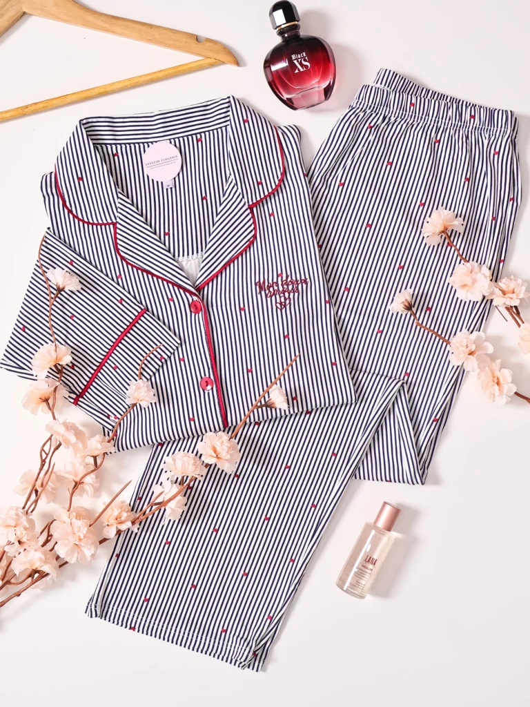 Pyjama mon doux amour Bleu manche longue