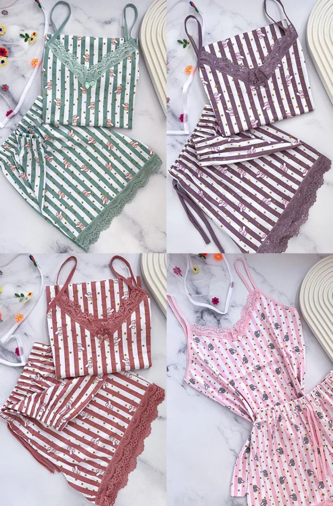 Pack 4 pyjama 100% coton