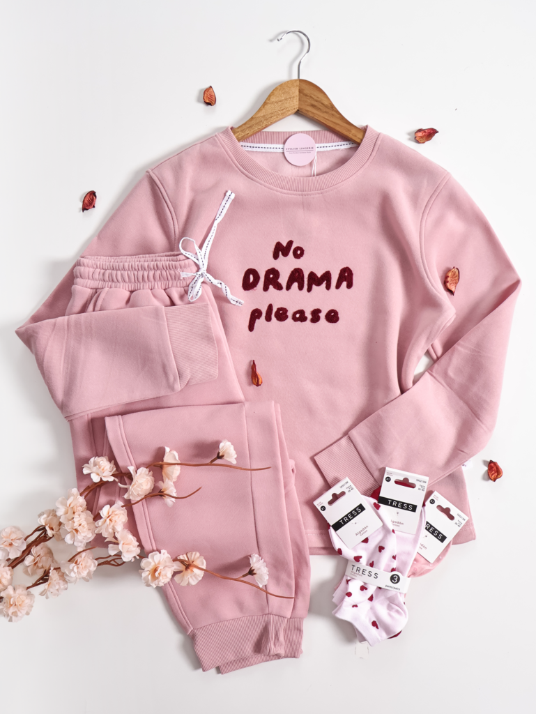 Pyjama Jogging Molletonné No Drama Please