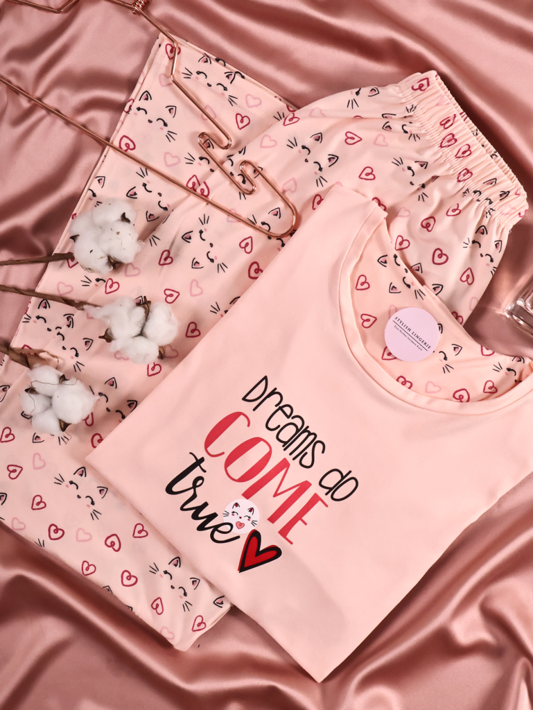 Pyjama Dreamy Cat Manche Longue