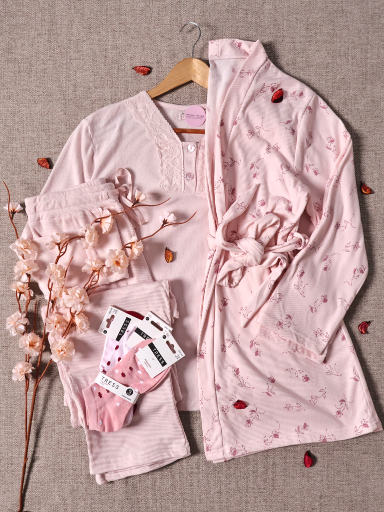 Pyjama Rosalie 3 pièces Molletonné
